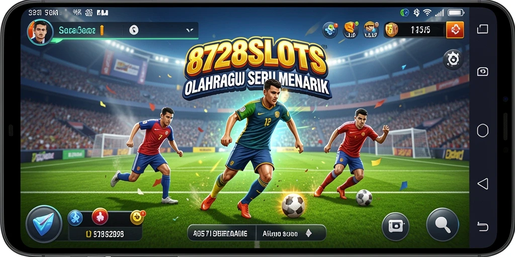 Tampilan menarik dari gameplay 8728SLOTS yang penuh aksi olahraga.
