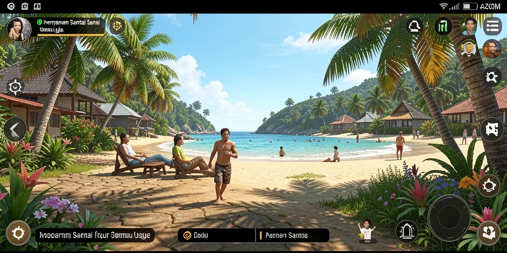 Tampilan gameplay A200M yang menarik dan seru.