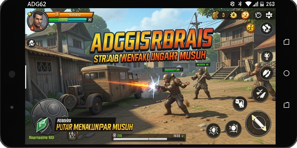 Tangkapan layar gameplay ADG62 yang mendebarkan dan penuh strategi.