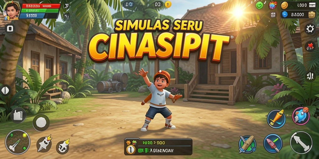 Menampilkan gameplay seru dalam dunia simulasi yang interaktif.