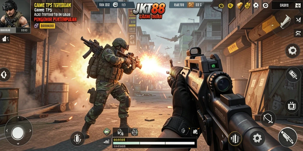 Tampilan gameplay <strong>JKT88</strong> yang memukau dengan aksi pertempuran seru.