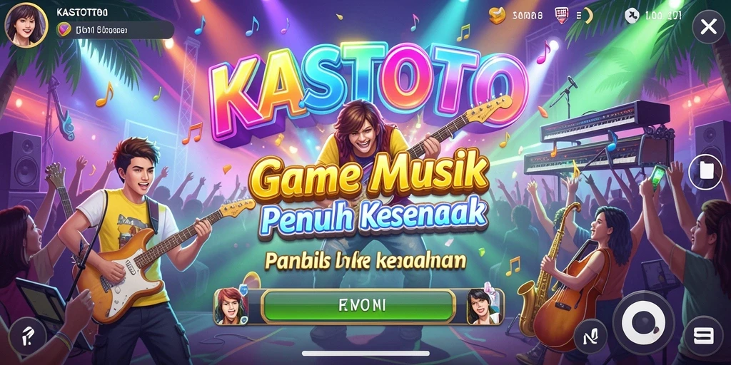 Gameplay KASTOTO yang interaktif dan seru di layar.
