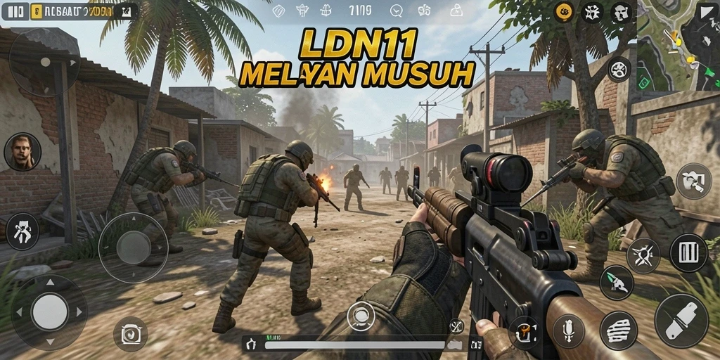 Tampilan gameplay TPS di LDN11 yang mendebarkan dan menarik.