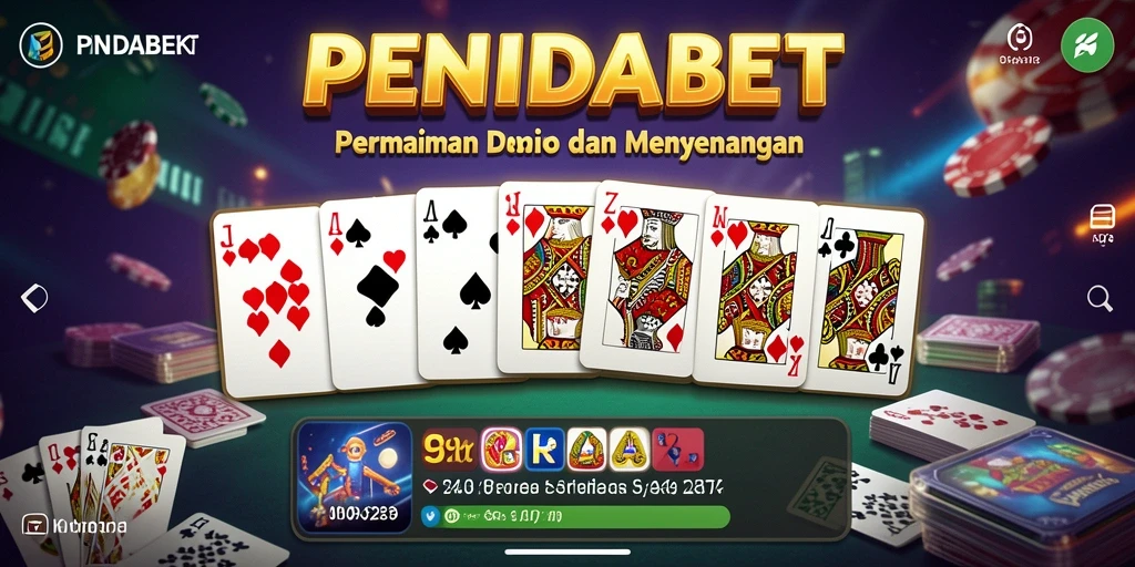Tampilan gameplay seru dari PENIDABET saat bermain Domino.