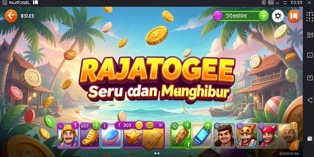 Tampilan gameplay seru dari RAJATOGEL dengan grafis yang menarik.