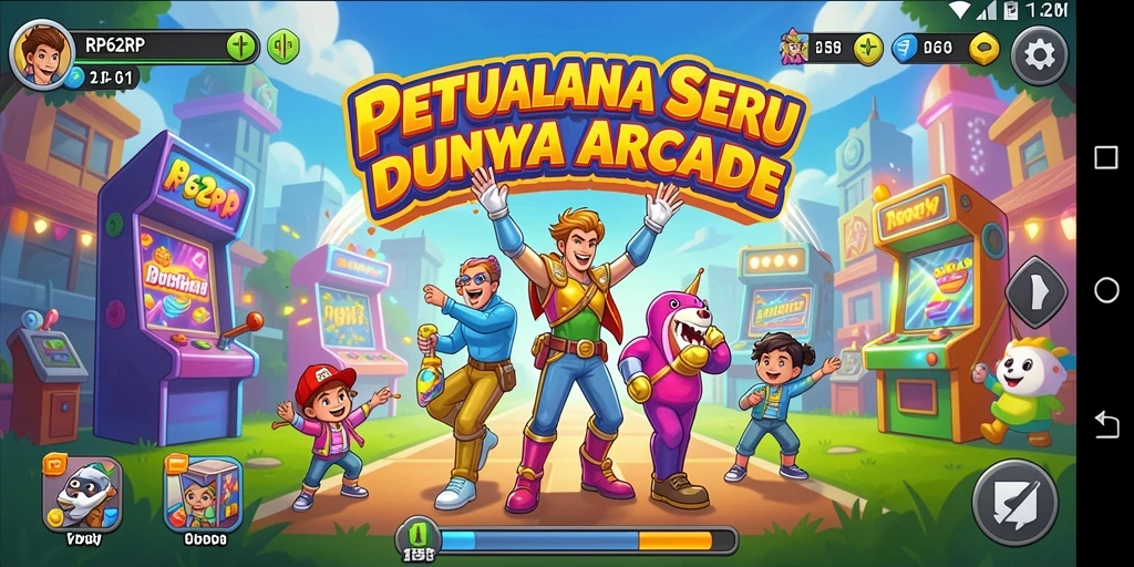 Tampilan gameplay seru di RP62RP yang menantang.