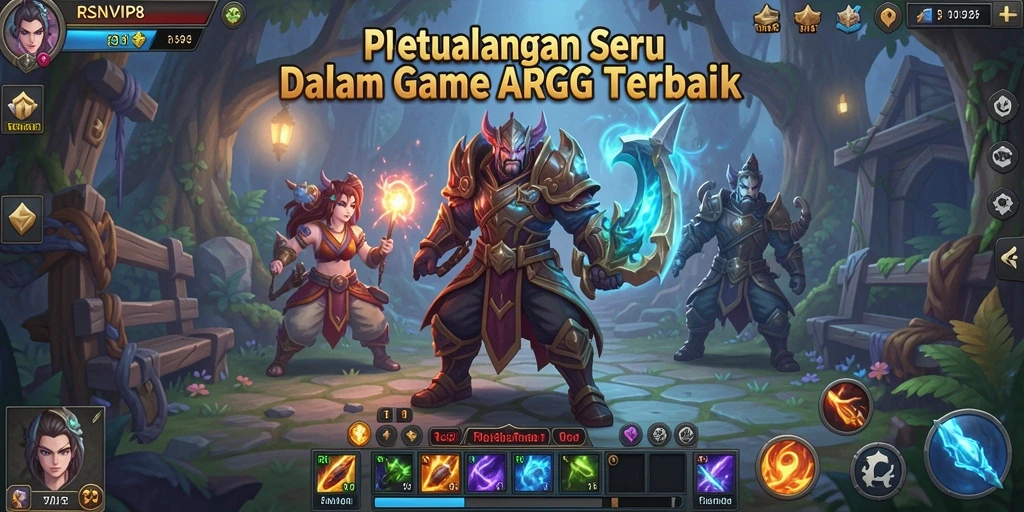 Tampilan gameplay ARPG yang seru dan mendebarkan.