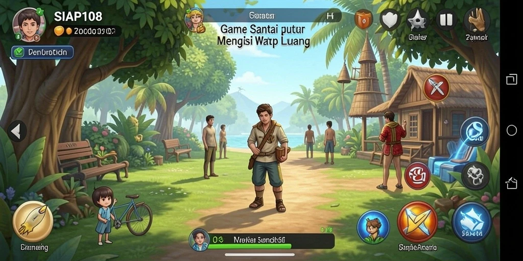 Tangkapan layar gameplay SIAP108 yang menarik dan penuh warna.